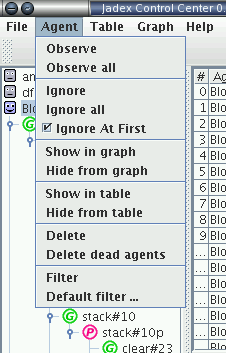 Agent Menu